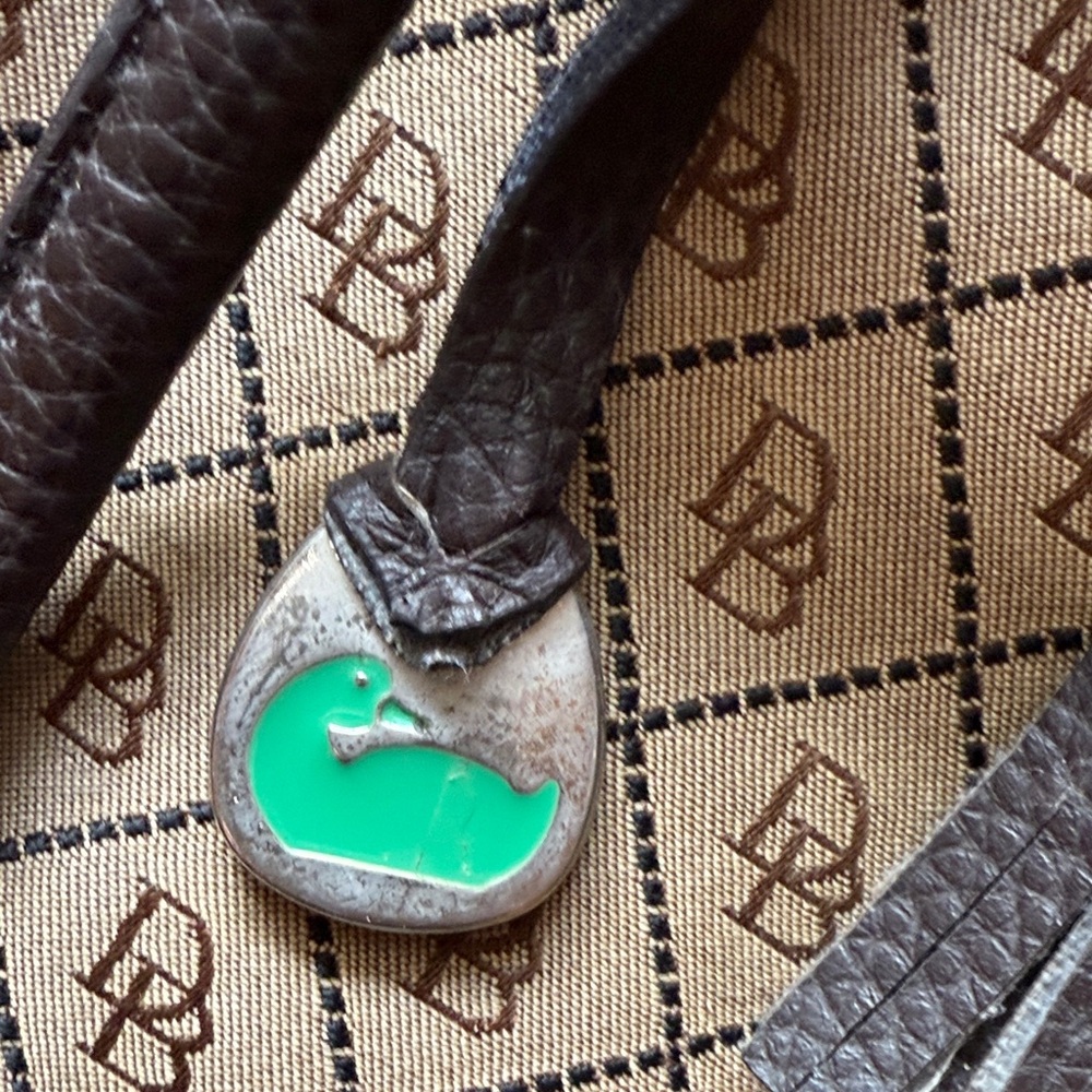 Dooney & Bourke Brown and Tan Signature Bags - Picture 8 of 13